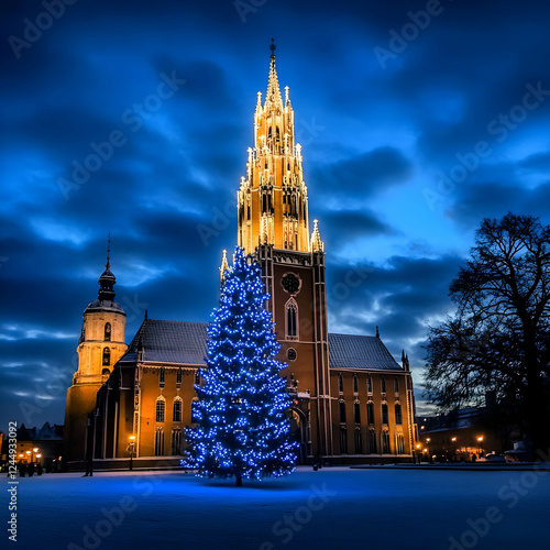 Illuminated Church Stands M...