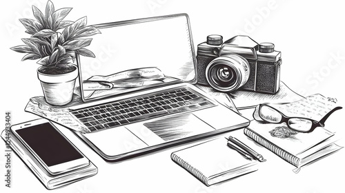 Workspace Illustration Show...