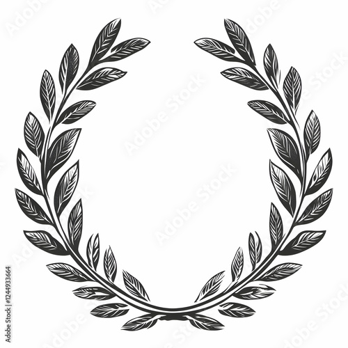 Circular Laurel Wreath Form...