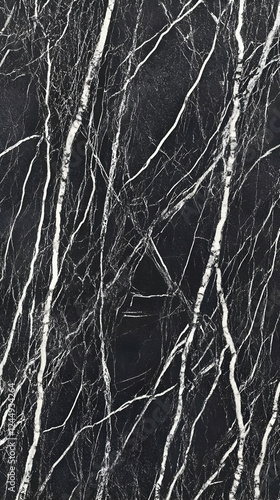 Black Marble with White Vei...