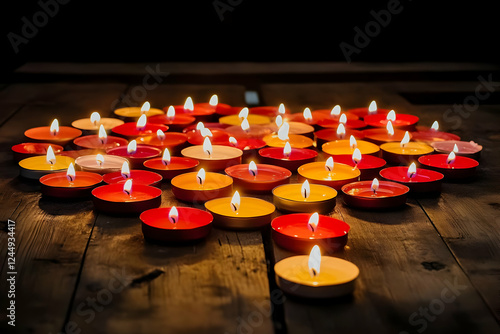 Glowing Tea Lights Illumina...