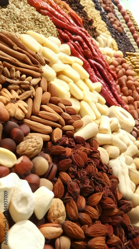 Assortment of Nuts, Spices,...