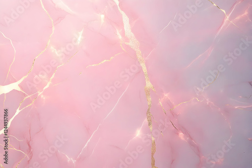 Pink Marble Background with...