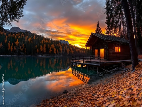 Tranquil Lakeside Cabin Ref...