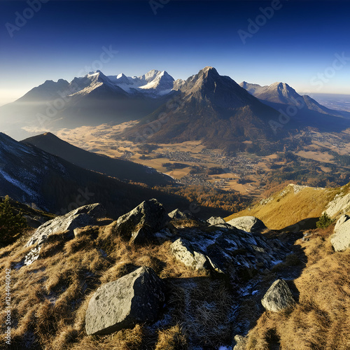 Mountain Valley Landscape s...
