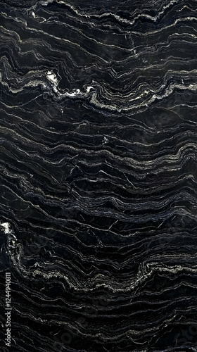 Black marble texture displa...