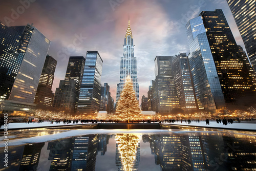 Christmas Tree Illuminates ...