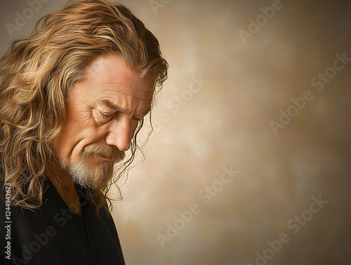 Portrait of a Mature Man wi...