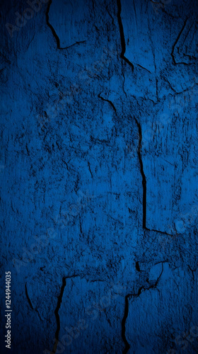 Dark Blue Cracked Wall Text...