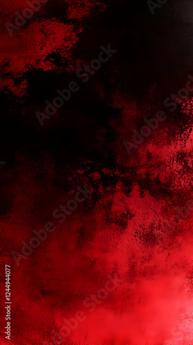 Dark Red and Black Abstract...