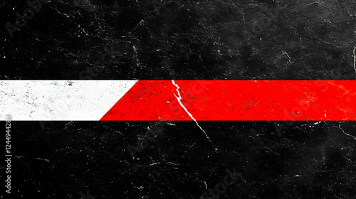 Red and White Stripes on a ...