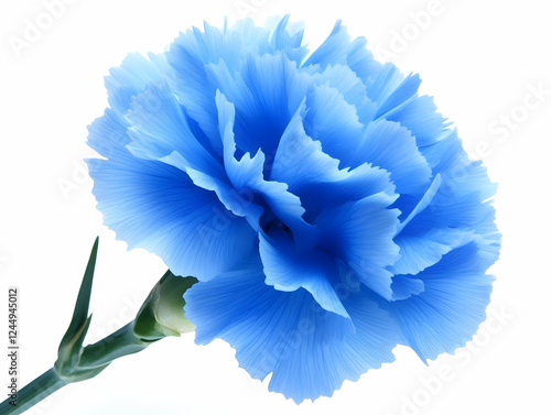 A Vibrant Blue Carnation Bl...