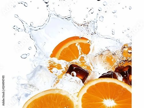 Orange Slices and Ice Cubes...