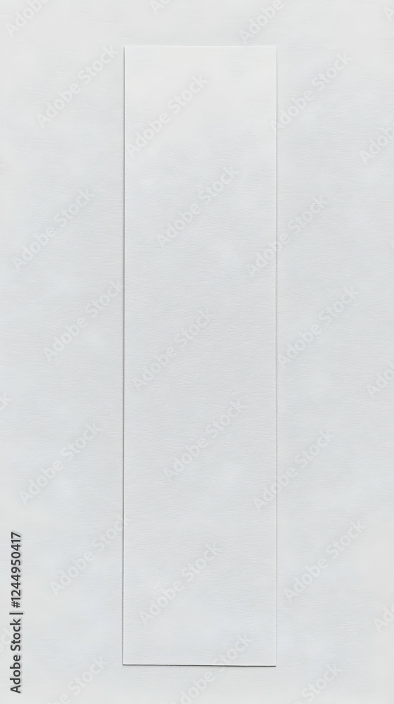 Blank White Vertical Rectangular Paper on a Textured White Background Creates Minimalist Contrast Blank White Vertical Rectangular Paper on a Textured White Background Creates Minimalist Contrast