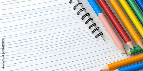 Colored Pencils Resting on ...