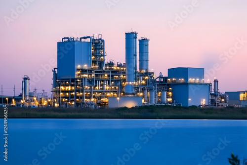 Industrial Plant Illuminate...
