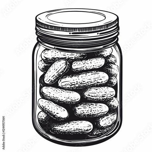 Pickled Cucumbers Preserved...