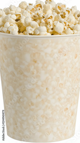 Popcorn Fills a Paper Bucke...