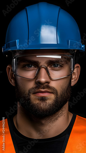 Construction Worker Portrai...