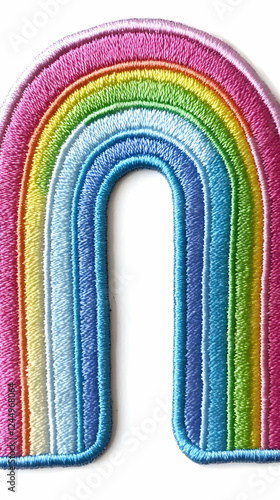 Vibrant Embroidered Rainbow...