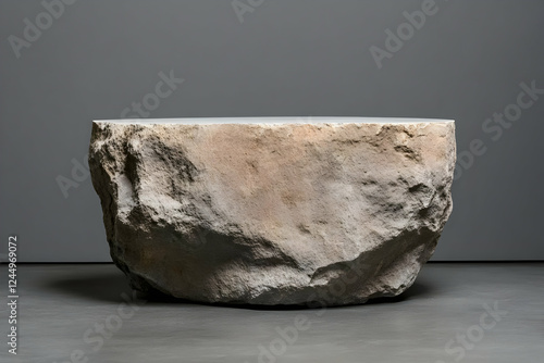 Rough Stone Pedestal Displa...