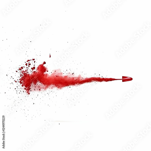 Red Projectile Launches wit...