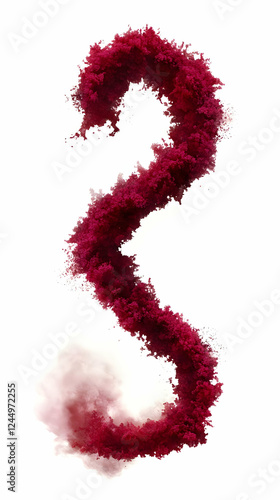 Red Powder Explodes and For...