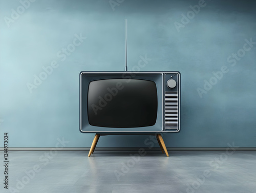 Vintage Television Set Stan...