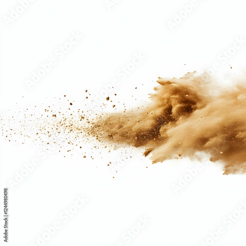 Brown Dust Explosion Cloud ...