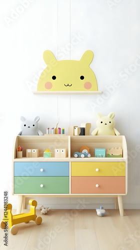 Playful Kids Room Interior ...