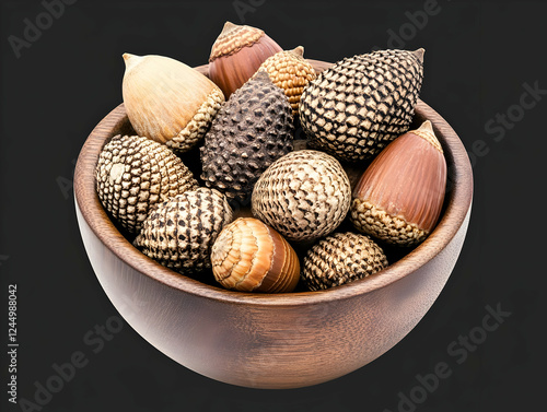 Various Nuts and Acorns Fil...