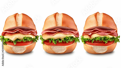 Three Delicious Sandwiches ...