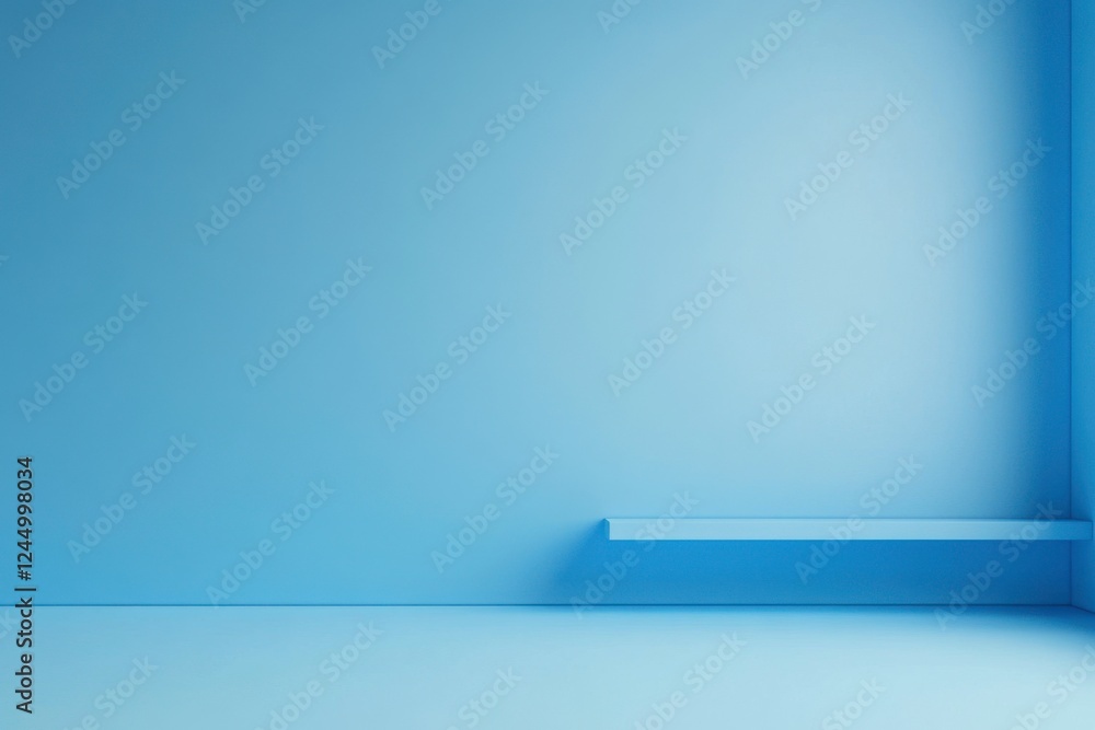 empty room with blue wall empty room with blue wall