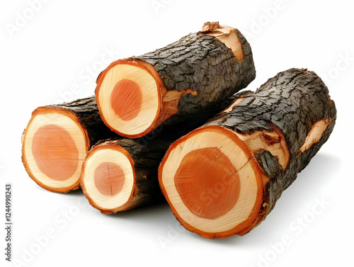 Four Cut Logs Display Disti...