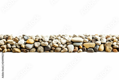 Smooth River Rocks Form a N...