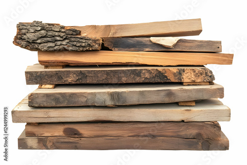 Stack of Rough Cut Lumber B...