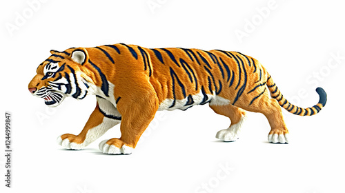 3D Render of a Prowling Tig...