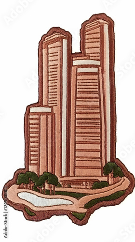 Embroidered Patch Depicts T...