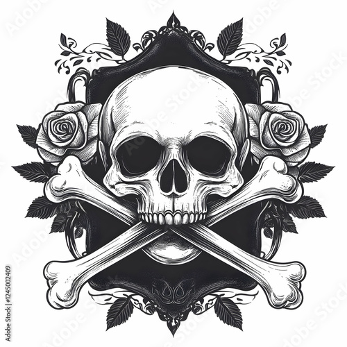 Detailed Skull Illustration...