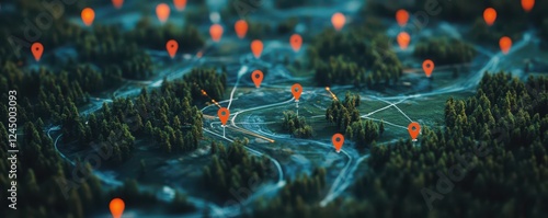 Ecommerce strategy roadmap visualized with futuristic analytics and digital transformation