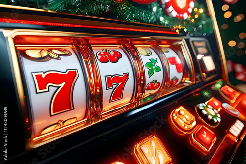 Slot Machine Displays Two S...