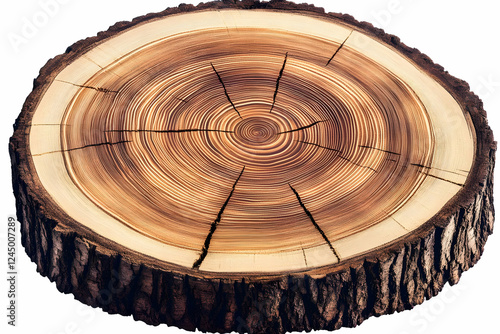 Cross Section of Tree Trunk...