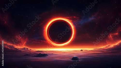 Burning Ring Illuminates Al...