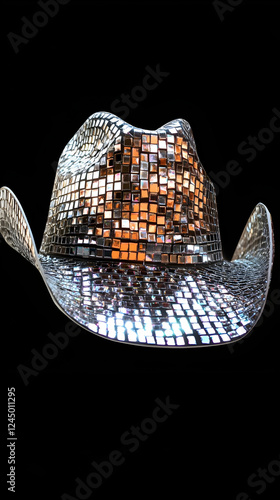Shiny Disco Ball Cowboy Hat...