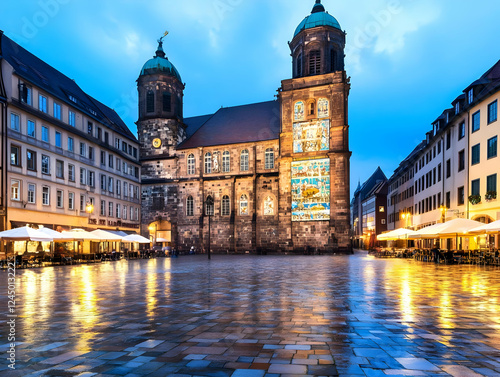 Illuminated Church Reflects...