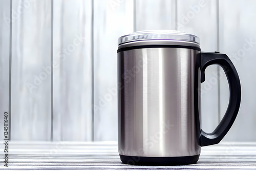 Silver Metal Thermal Mug St...