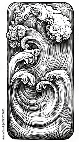 Detailed Illustration Shows...
