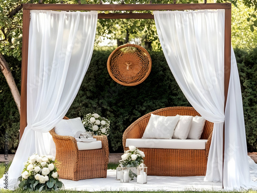 Romantic Outdoor Wedding Se...