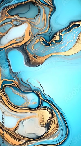 Abstract Fluid Art Backgrou...