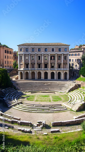 Ancient Roman Theater stand...